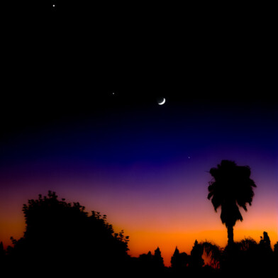 Sunset Planets, Study 2 - Sacramento, California, USA, 2026