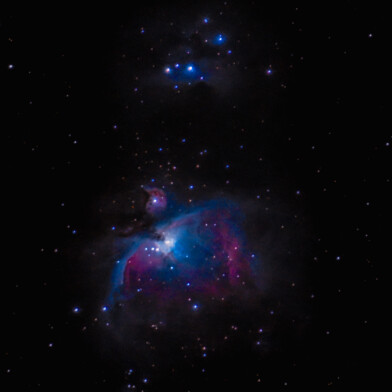 The Great Orion and Running Man Nebulas - Sacramento, California, 2026